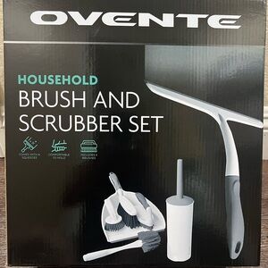 NIB ovente household brush and scrubber set